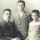 Heinrich Himmler with his brothers