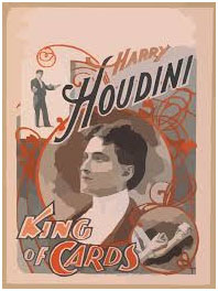 Henry Houdini's king of Cards promotion