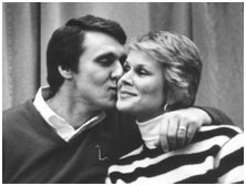Herb Brooks with his wife