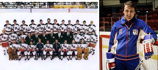 Herb Brooks as coach of the 1980, USA olympic hockey team