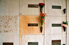 Hugh Hefner mausoleum drawer
