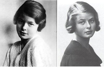 Ingrid Bergman as a teenager