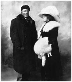 Jack Johnson with Etta Duryea