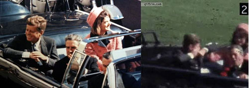 JFK In his motorcade