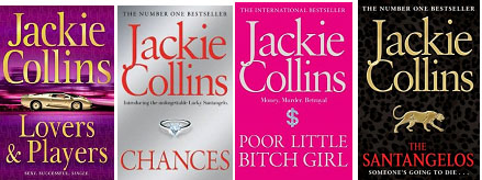Jackie Collins book covers