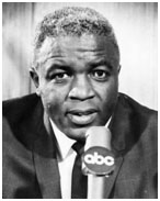 Jackie Robinson as an analyst for ABC