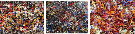 Jackson Pollock drip paintings