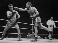 Jake LaMotta fighting Marcel Cerdan