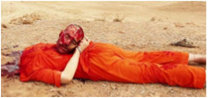 James Foley's decapitated head