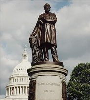 James Garfield statue in Washington D.C.