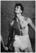 James Garner swim suit modeling