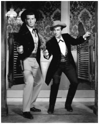 James Garner with Jack Kelly