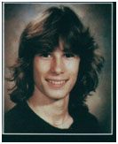 Jeff Buckley as a teenager