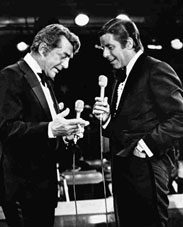 Jerry Lewis and Dean Martin 1976 at MDA Telethon