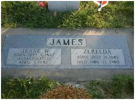 Jesse and his wife - grave site