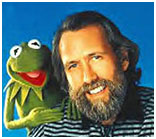 Jim Henson with Kermit the Frog