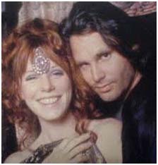 Jim Morrison with Pamela Courson