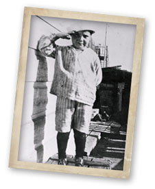 Joe DiMaggio childhood photo