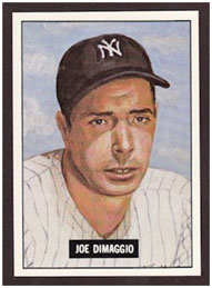 Joe DiMaggio after ww II