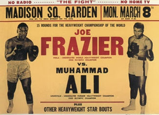 Joe Frazier, Fight of the Century in 1971 at New York's Madison Square Garden