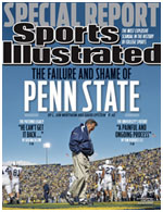 Joe Paterno on the cover of Sports Illustrated