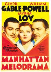 Manhattan Melodrama movie poster
