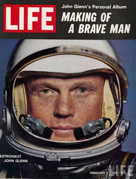 John Glenn on cover of LIFE Magazine