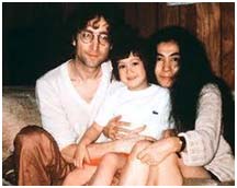 John Lennon with wife, Yoko Ono and Son, Sean