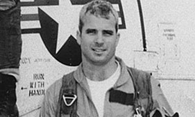 John McCain, early in his military career
