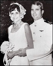 John McCain wedding photo