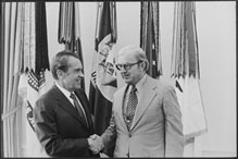 John McLaughlin with Richard Nixon