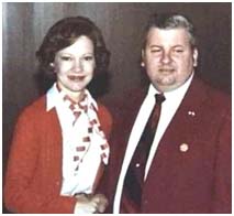 John Wayne Gacy with Rosalynn Carter 