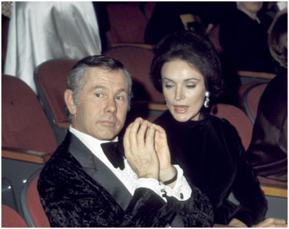 Johnny Carson with Joanna Holland