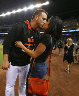 Jose Fernandez and his girlfriend