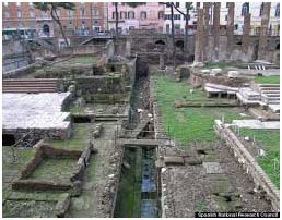 In Rome where Caesar died