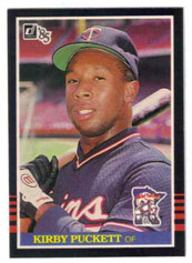 Kirby Puckett, 1985 Donruss baseball card