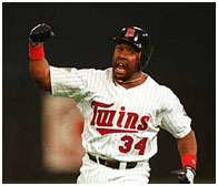 Kirby Puckett rounding the bases in the 1987 World Series