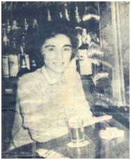 Kitty Genovese working in bar