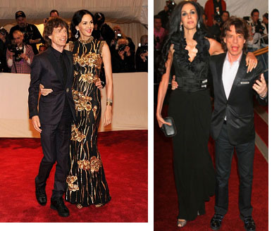 L'Wren Scott and Mick Jagger