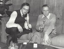 Larry King with Frank Sinatra