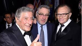 Larry King with Tony Bennet