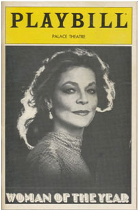 Playbill for Woman of the Year