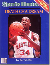 Len Bias on cover of Sports Illustrated