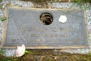 Len Bias grave