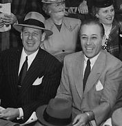 Leo Durocher with George Raft