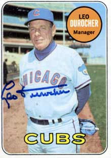 Leo Durocher with the Cubs