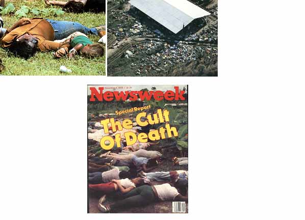 Mass Suicide on the cover of newsweek