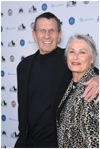 Leonard Nimoy and Susan Bay.