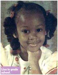 Lisa Lopes in grade school