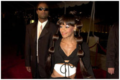 Lisa Lopes with Andre Rison